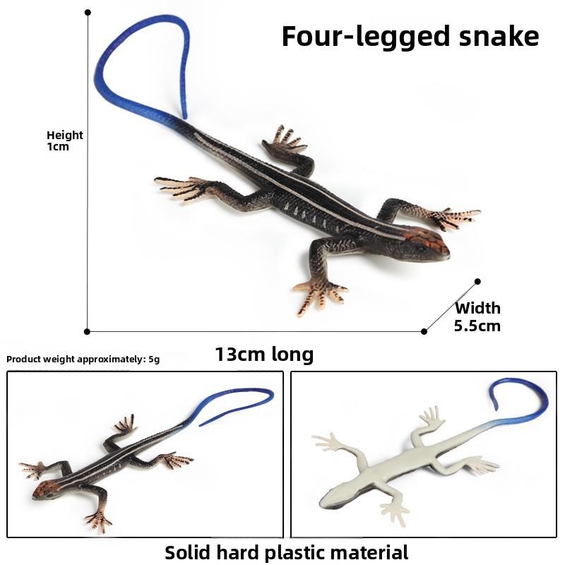 Lizard And Snake Toys Wildlife Figures Plastic Models For Kids Play Education