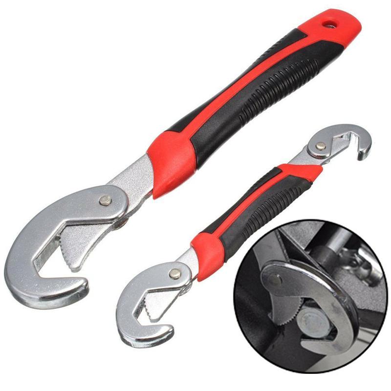 Multi-use Snap Grip Wrench Adjustable Spanner Short Handle Bathroom Repair #BU Multi-use Snap Grip Wrench Adjustable Spanner Short Handle Bathroom Repair #BU