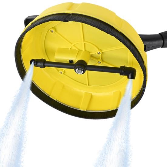 Patio Floor Brush Long Handle High Speed Pressure Washer Rotary Brush Dirt Removal Cleaning Brush Patio Cleaner Head for Karcher