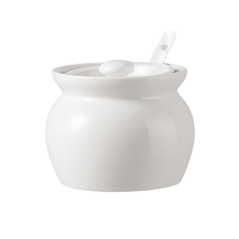 Baijie Ceramic Double Boiler Stew Pot with Spoon