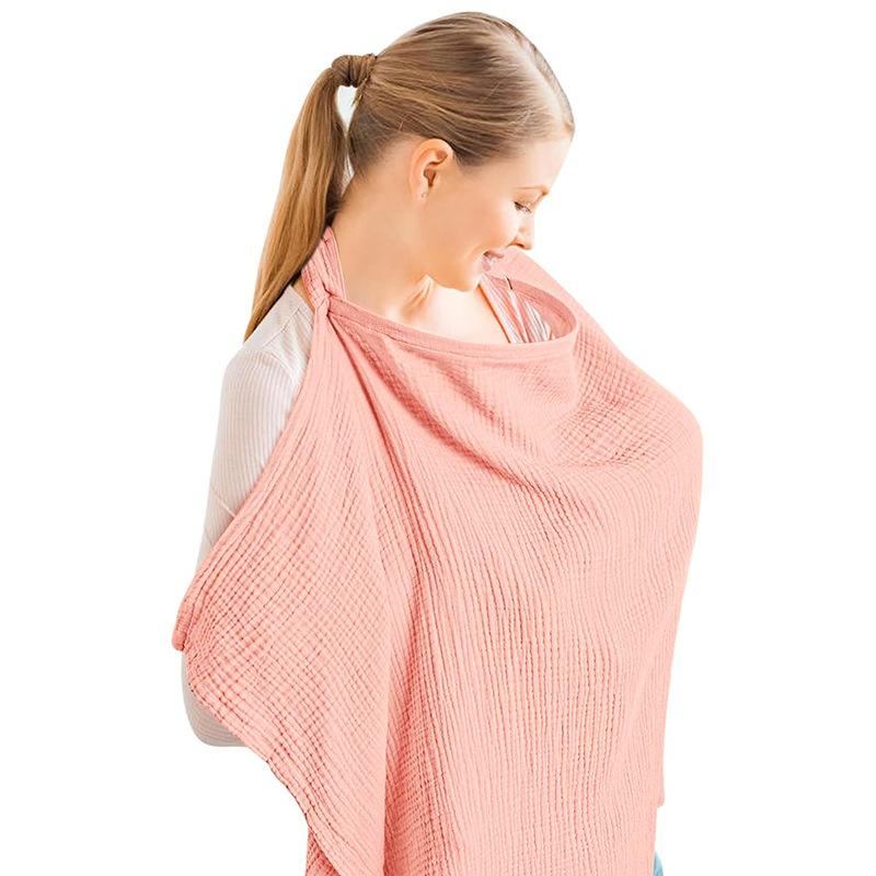 Mother Outing Breastfeeding Cover Cotton Baby Feeding Nursing Covers Adjustable Privacy Breastfeeding Apron Stroller Blanket