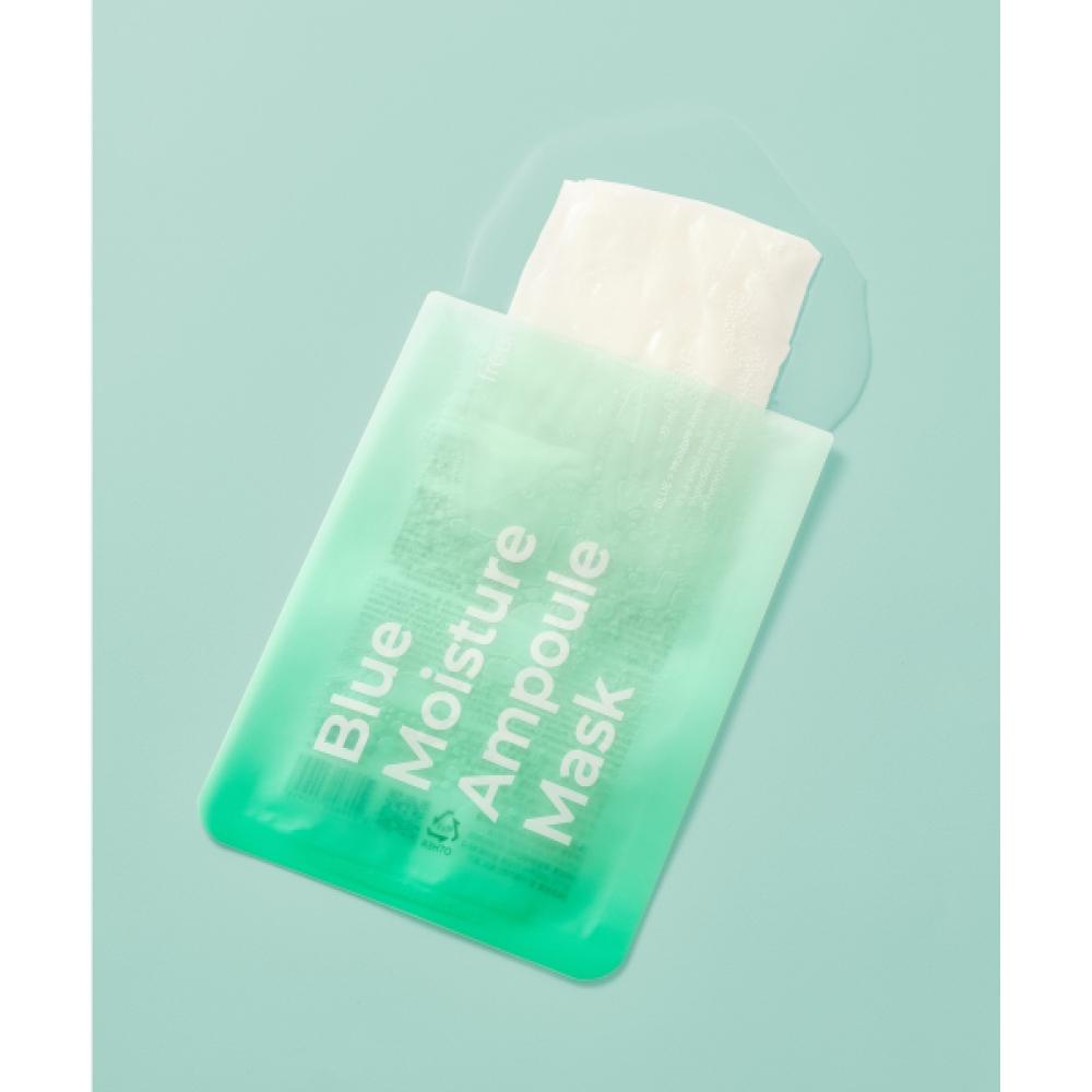 Freemay Blue Moisture Ampoule Mask 20 Sheets  Free Gift  2 Blue Moisture Ampoule Masks 