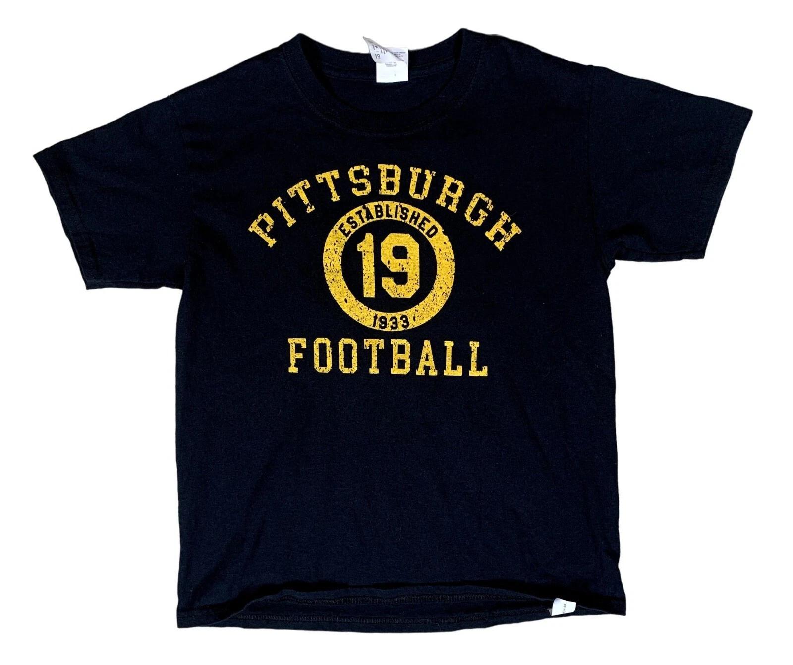 Pittsburgh Steelers Juju Smith Black T-Shirt Size Youth Small 4XL