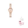 FILA Brilliant Star Series Watch Quartz Movement Steel Strap Pink Dial Romantic Set Women watches FLL38-6648