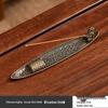 Fisherman Fishing Line Incense Holder: Indoor Tea Ceremony Ornament, Alloy Incense Burner Base.
