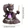 Ceramic Dragon Incense Falls Backflow Incense Burner Waterfall Incense Censer Incense Stick Holder With Lucky Led Crystal Ball