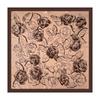 90cm Rayon Satin Scarf – Camellia Print Headscarf: A Trendy, Versatile Shawl for Women
