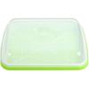 DOITOOL 1 Set Sprouter Tray with Lid Cultivation Germination Nursery Sprouting Tray Wheatgrass Soybean Grower for Garden Home Office