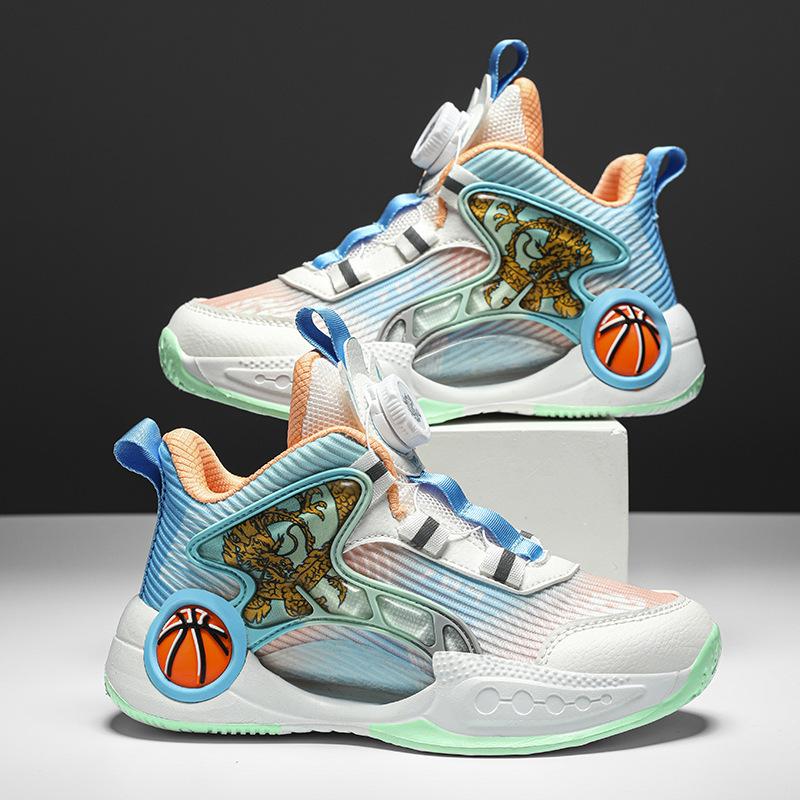 

Баскетбольные кроссовки для начальной школы Легкие амортизирующие сетчатые дышащие весенне-осенние пары сетчатых кроссовок Подростковые кроссовки для бега 40