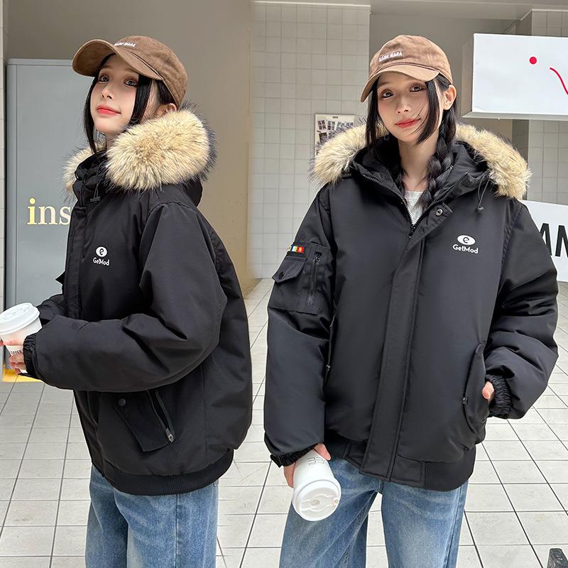 Winter New Down Cotton Clothes Women's Short Korean Version Versatile Loose Thickened Warm Cotton-padded Jacket