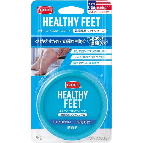

Okie Healthy Feet 76g Foot Cream for Dry Skin 1851 Moisturizing Fragrance-Free Hypoallergenic