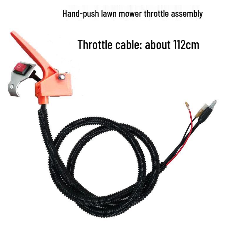 Universal Lawn Mower Throttle Switch Assembly for Side-Mounted Brush Cutter and Backpack Grass Trimmer