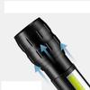 Strong Light Flashlight LED Bright Light Emergency Flashlight USB Charging with Side Light Zoom
