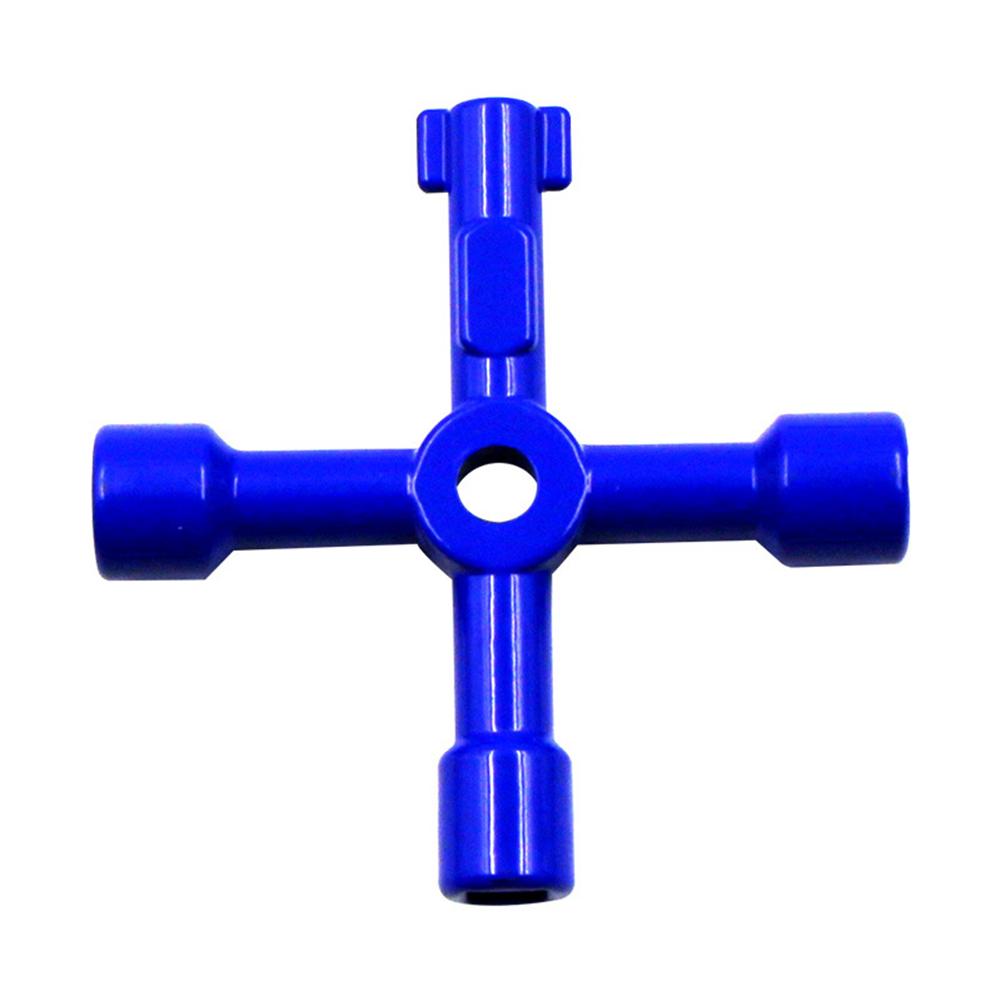 4way Key Wrench Alloy Electrical Electricians Switchboards Key Lock Tools Cable Safety Switches Universal Cross Triangle Wrench