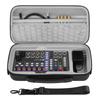 Geekria Audio Interface Carrying Case Compatible with Zoom LiveTrak Digital EVA Hardshell Portable Travel Bag L6/L6 Mixer, (Dark Gray)