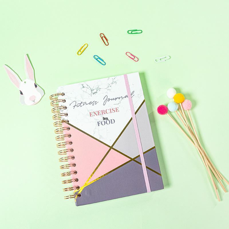 Cross-Border A5 Fitness Planner: Daily Exercise Check-in & Gym Workout Notebook