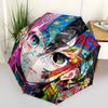 1 Stück Anime-Charakter Outdoor-Regenschirm - Automatisches Öffnen/Schließen, Tragbares 3-fach faltbares Design, 8-Speichen-Eisenrahmen - Perfektes Geschenk für Fans, Reisende, Da