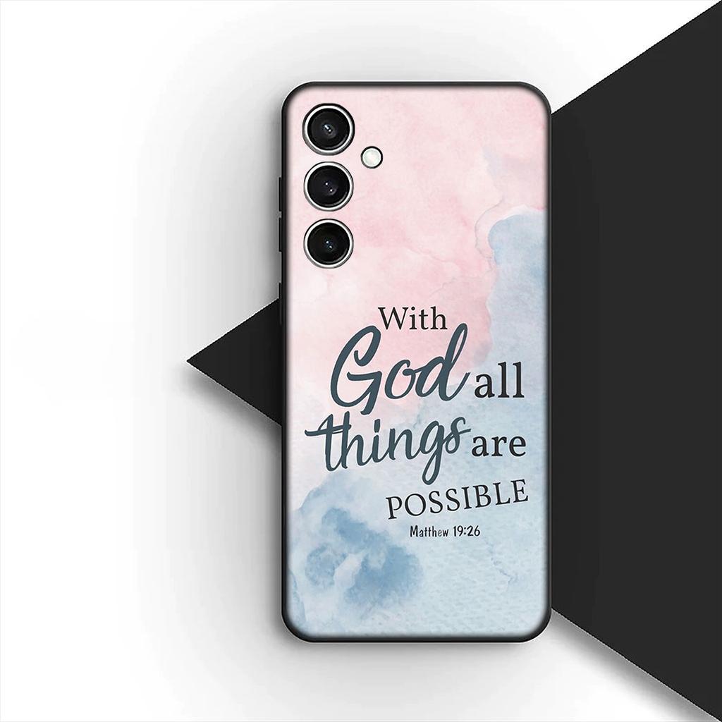Casing for Xiaomi Poco C75 C65 C85 X7 X6 M8 F7 F8 Ultra F6 Pro Phone Cover Protective Case Bible Verse Christian Jehovah God