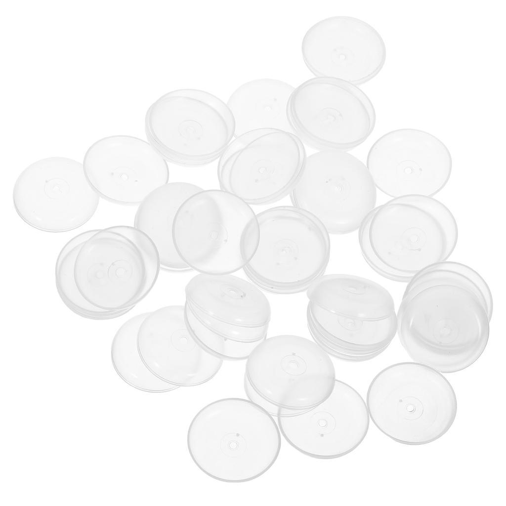200 Pcs Drip Catcher Round Tray Wax Protector Bobeches For Candles Home Decor Accessories Clear Holder Anti Dripping