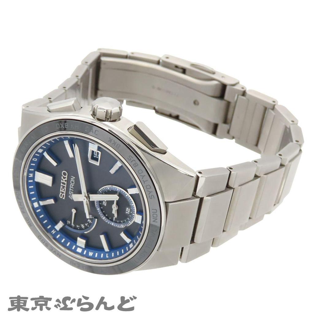 Used SEIKO Astron SBXY051/8B63-0BD0 Navy Titanium Nexstar Box Warranty Included Watch Men's GPS Solar 101871334