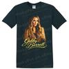 Gabby Barrett Country Singer Portrait T Shirt Golden Script Graphic Fan Art Tee