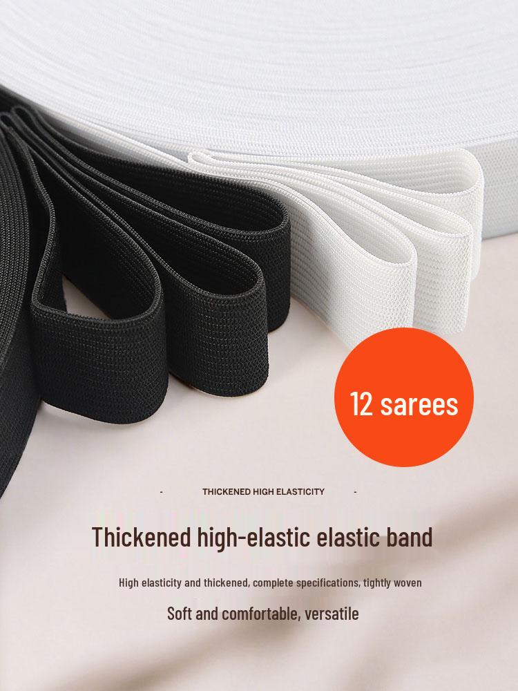 Thickened Elastic Band for Baby Pants - Black Stretchable Infant Band