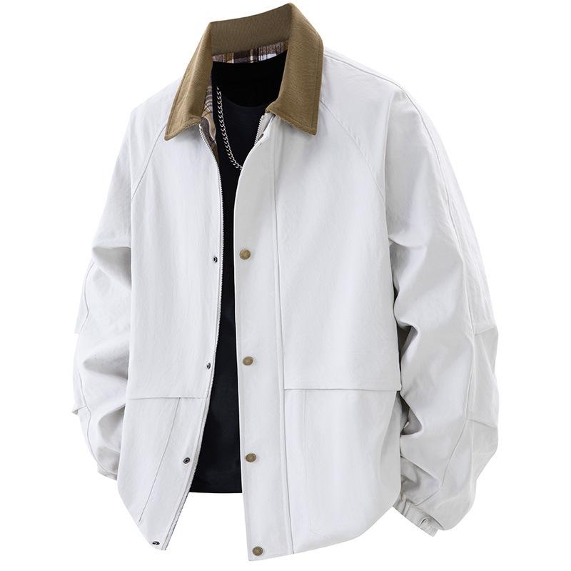 

Large size jacket jacket men s 2025 spring and autumn new trend shirt loose and fat plus fat shirt top 9XL 290-160kg