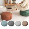 Faux Suede Ottoman Pouf Decorative Soft Foot Rest with Removable Cover Living Room Bedroom Dorm Office Furniture (Unstuffed)