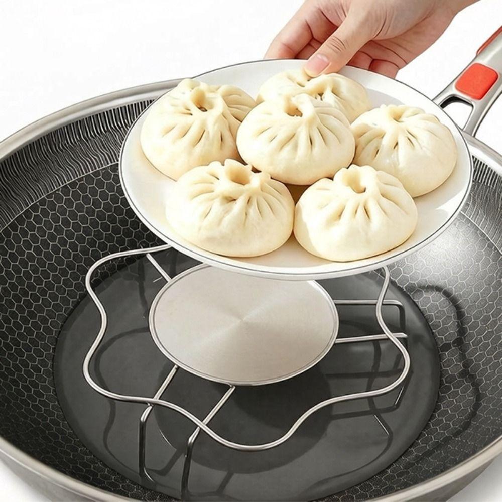 Three Legged Boiled Egg Tray Stainless Steel Egg Storage Rack New Steaming Rack  Breakfast