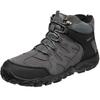 SOARHOPE Men's Mid-Cut Hiking Shoes, Breathable, Non-Slip, Lightweight, Breathable, Suitable for Hiking, Excursions, and Walking, Gray, Size 27.5cm