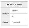DUO Soft Lure Bay Ruf BR Fish 4 Inch S040 (1104)