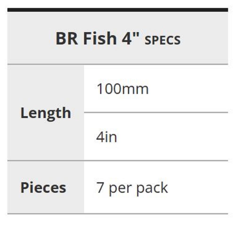 DUO Soft Lure Bay Ruf BR Fish 4 Inch S040 (1104)