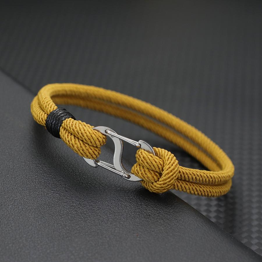 

New 6 Colors Men Bracelet A Grade 4mm Milan Cord Chain Brazalete Stainless Steel Clasp Wrap Braclet Homme Bileklik Erkek темно-синий