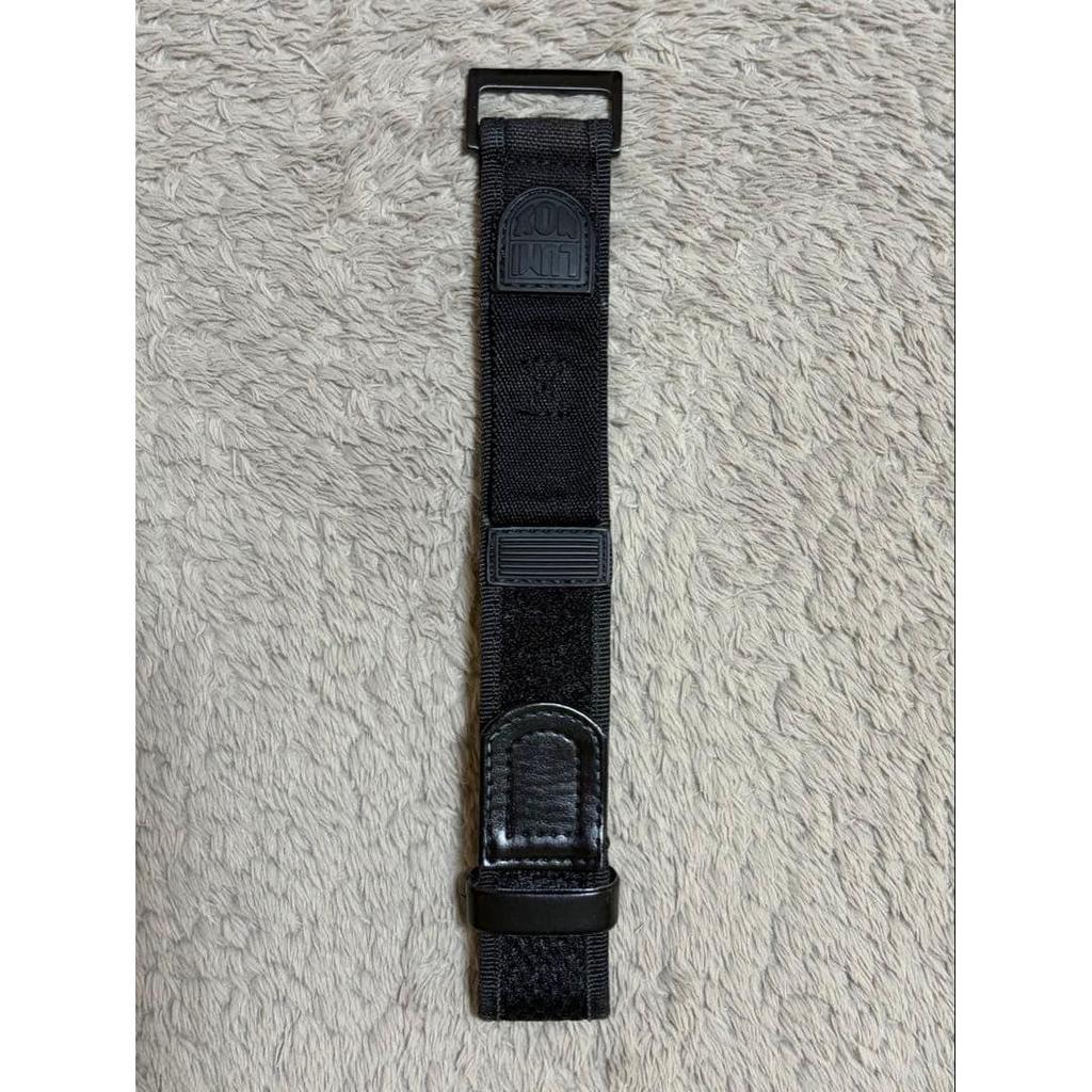 Used Luminox Strap LNS ALL BLACK Velcro Luminox