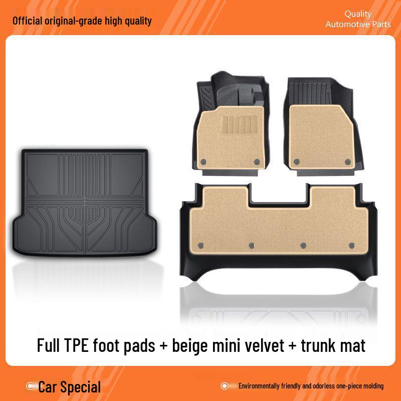 Honda CR-V TPE Floor Mats - Custom Fit for 26 Models with Thickened Carpet
