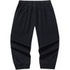 Anta Shorts Esportivos Casuais Simples de Cor Sólida de Secagem Rápida de Sete Pontos Shorts Masculinos Preto 952528309-2