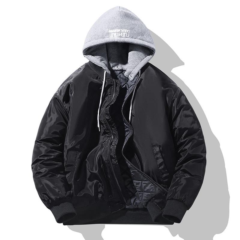 Detachable Hooded Fur Collar Cold Resistant Men Women Winter Cotton Jacket Thickened Warm Lightweight Casual Loose Comfortable Cotton Clothes