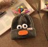 Style Versatile Hat Cute And Funny Big Mouth Womens Warm Hatscaps Knitted