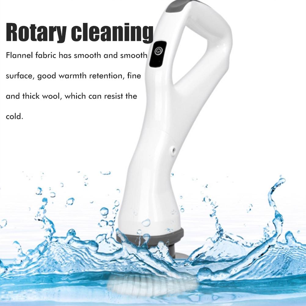 Electric Spin Scrubber 360 Degree Rotating Cordless Power Brush Floor Scrubber Charging Shower
