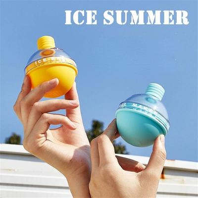 New Light Bulbs Frozen Ice Ball Mold Whiskey Spherical Ices Cube Mold Food Grade Silicone Ice Tray Creative Ices Ball Artifact