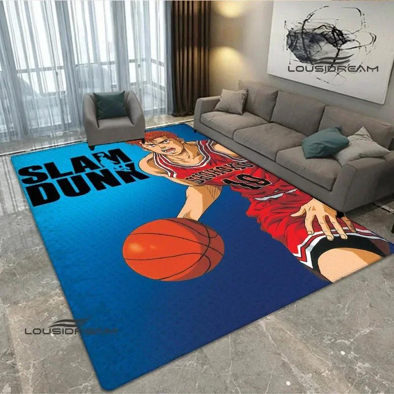 3D Cartoon Slam Dunk printed carpet Non-slip carpet outdoor carpets area rug Home bedroom decor rug for bedroom birthday gift