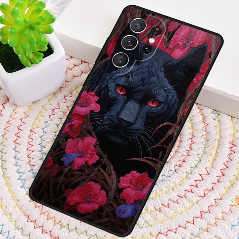 Cheetah Panther Phone Case for Samsung Galaxy note 10 pro S26 Ultra S23 S24 FE S25 S21 S22 PLUS shockproof Cove