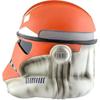 Casque de Clone Trooper, Masque Facial de Casque Dessin Animé Accessoires de Costume, Masque Facial d'Halloween Casque en PVC Film