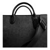 Coach Theo 40 Classic Logo Monogram Fabric Briefcase Large Men Briefcase Black CAK97-BLK