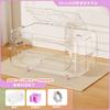 Luxury Hamster Cage with Full Transparency and Enhanced Ventilation Spacious Pet Playground Bite Resistant Golden Hamster Villa
