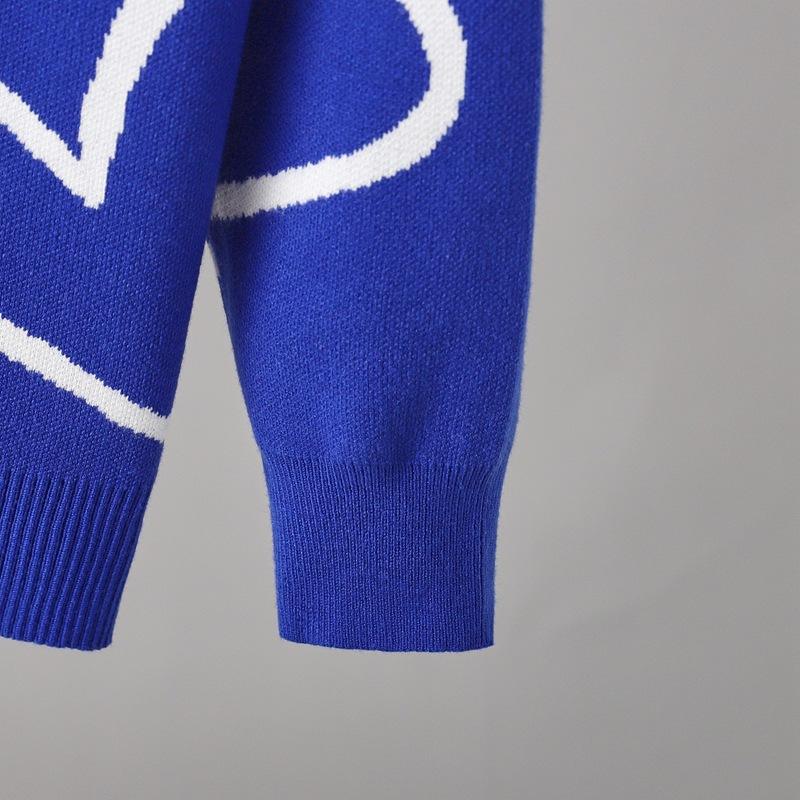 2023 Fall and Winter New Women's Knit Sweater Sweater Love Short Cardigan Jacket