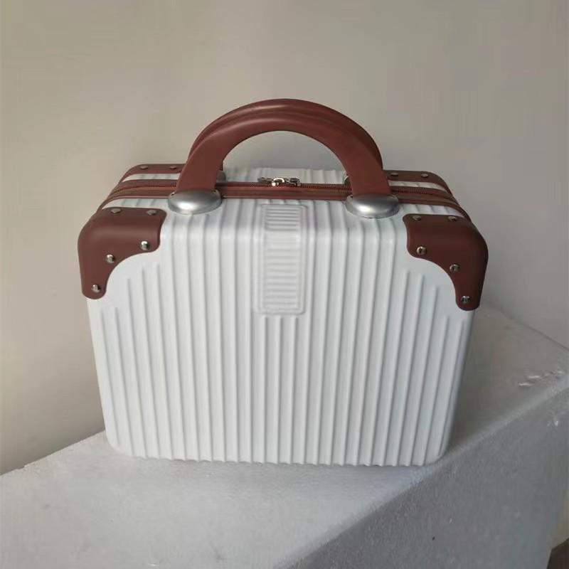 Mini Handbag 14" Makeup Case: Small Suitcase-Style Storage & Gift Box