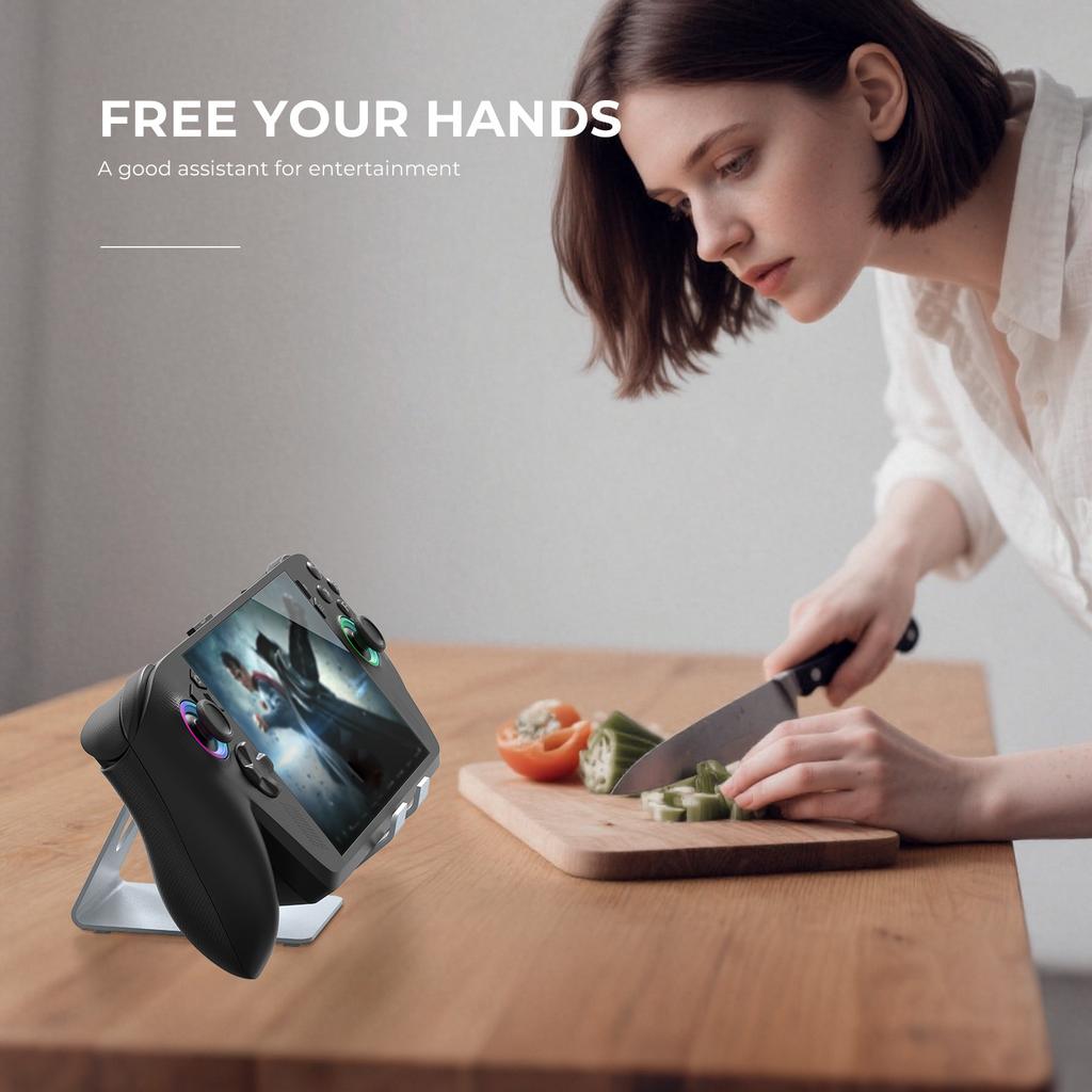 Metal Desktop Stand Game Console Accessories Console Stand Holder Portable Console Stand Base for Switch 2/Steam Deck