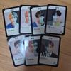 BTS Bangtan Boys Transparent Timonious Card 7-Person Set Used