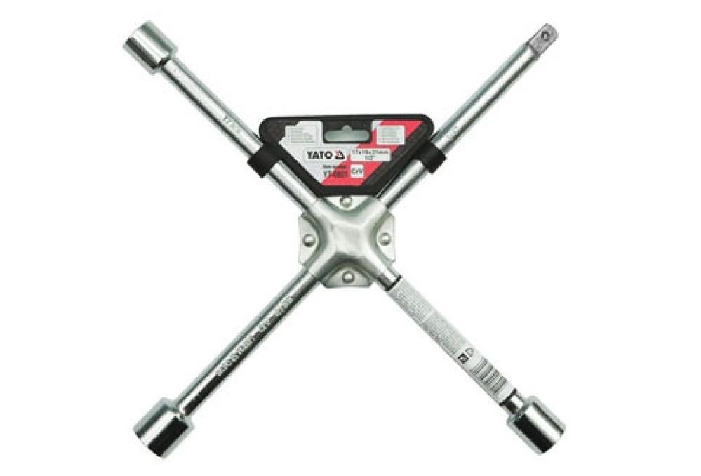 Cross-head wheel wrench 17x19x21 mm x 1/2'' YT-0801 YATO